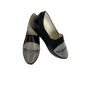 Italina Women's Platform Black Shoes